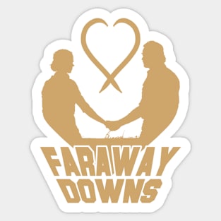 Faraway Downs series Nicole Kidman and Hugh Jackman Sticker